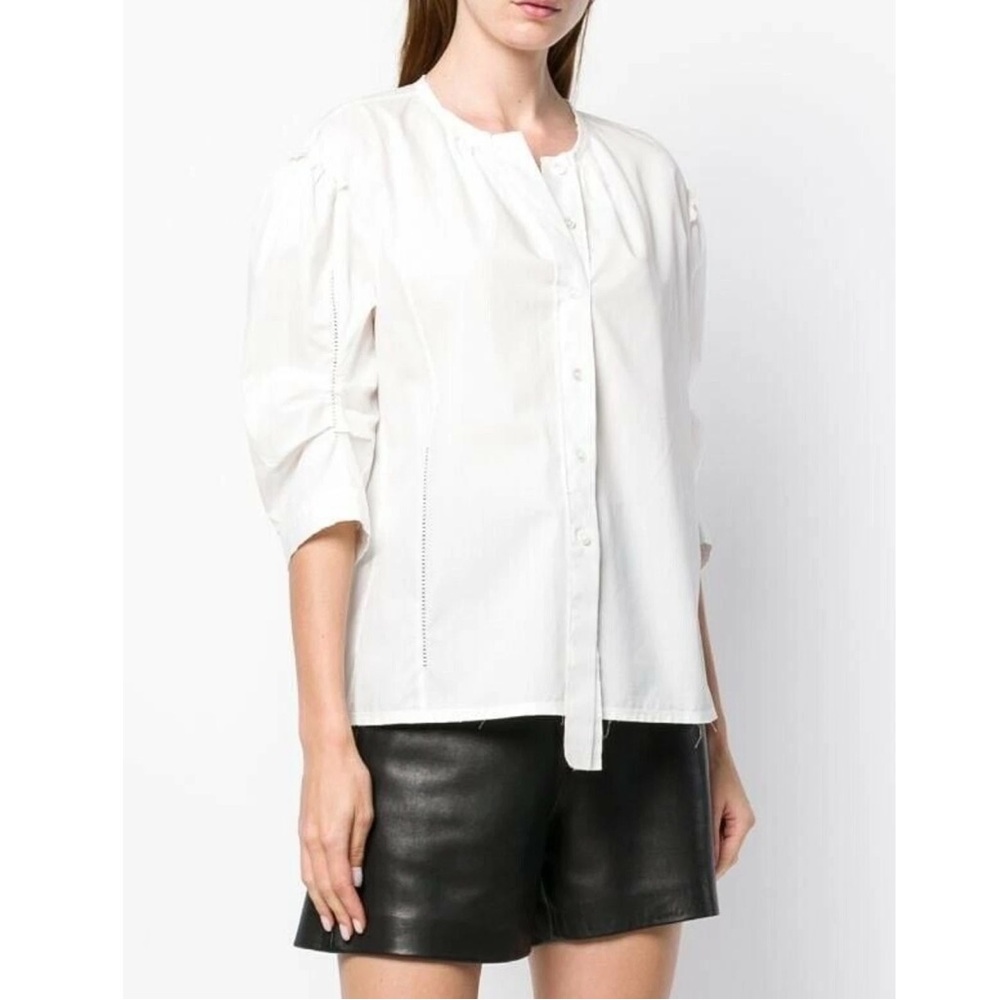 Marc Jacobs White Button-Up Shirt, Org $275
